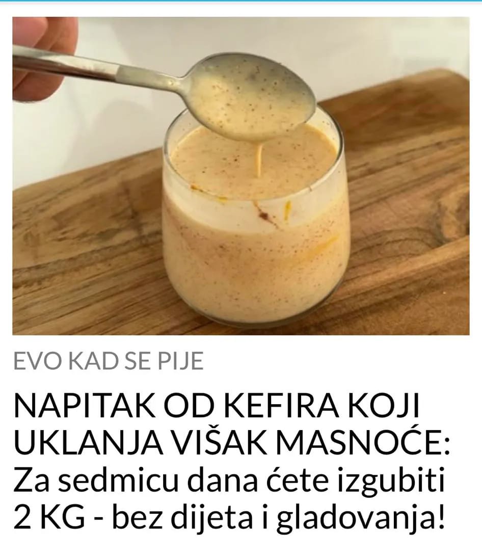 POGLEDAJTE NAJBOLJI NAPITAK ZA UKLANJANNJE VIŠKA MASNOĆA