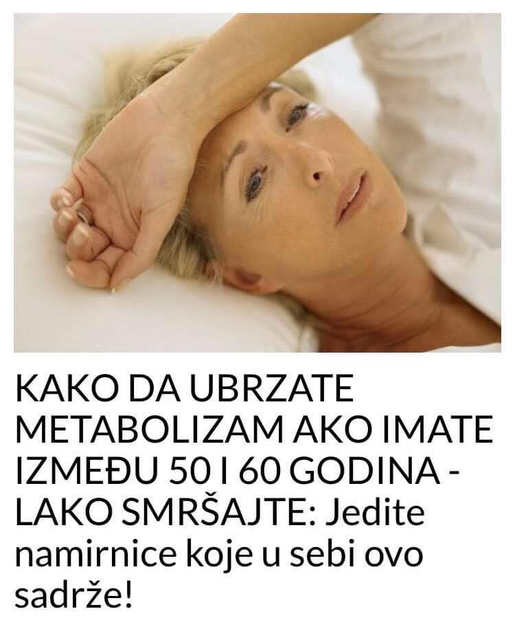 POGLEDAJTE KAKO DA UBRZATE METABOLIZAM I BRZE SMRSATE