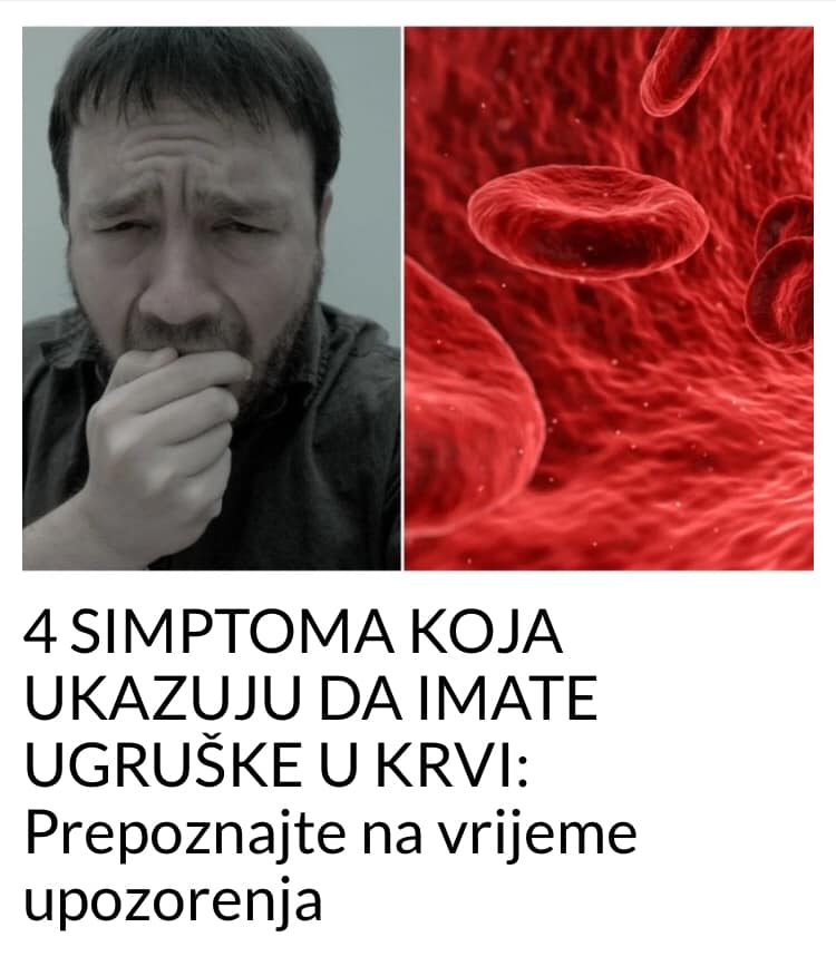 OVI SIMPTOMI UKAZUJU NA UGRUŠKE U KRVI