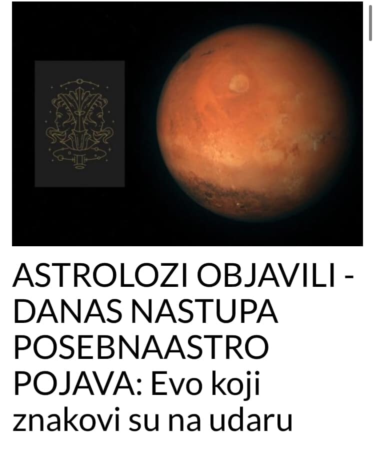 DANAS NASTUPA POSEBNA ASTRO POJAVA, POGLEDAJTE