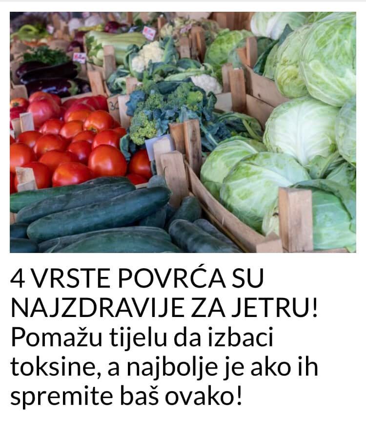 ZA JETRU SU NAJZDRAVIJE OVE 4 VRSTE POVRCA, SPREMITE IH OVAKO I IZBACITE TOKSINE