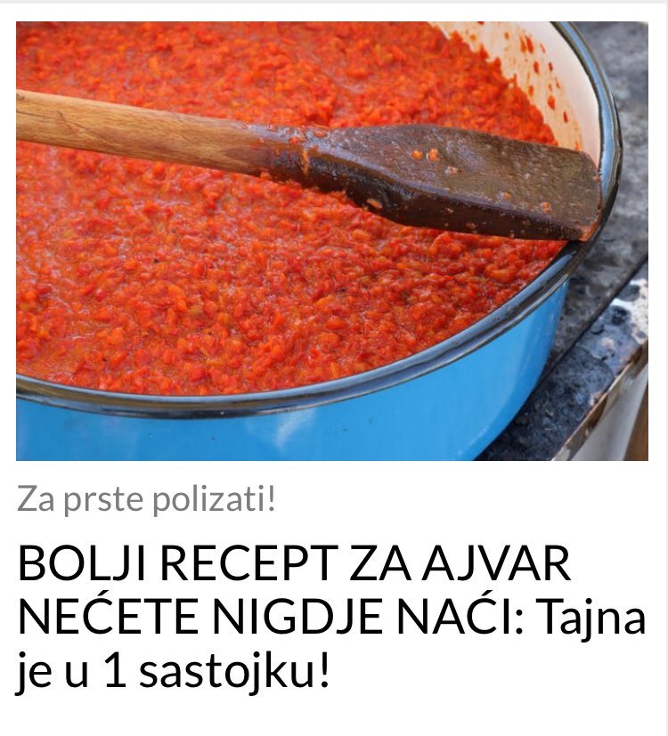 NAJBOLJI RECEPT ZA AJVAR, TAJNA JE U JEDNOM SASTOJKU