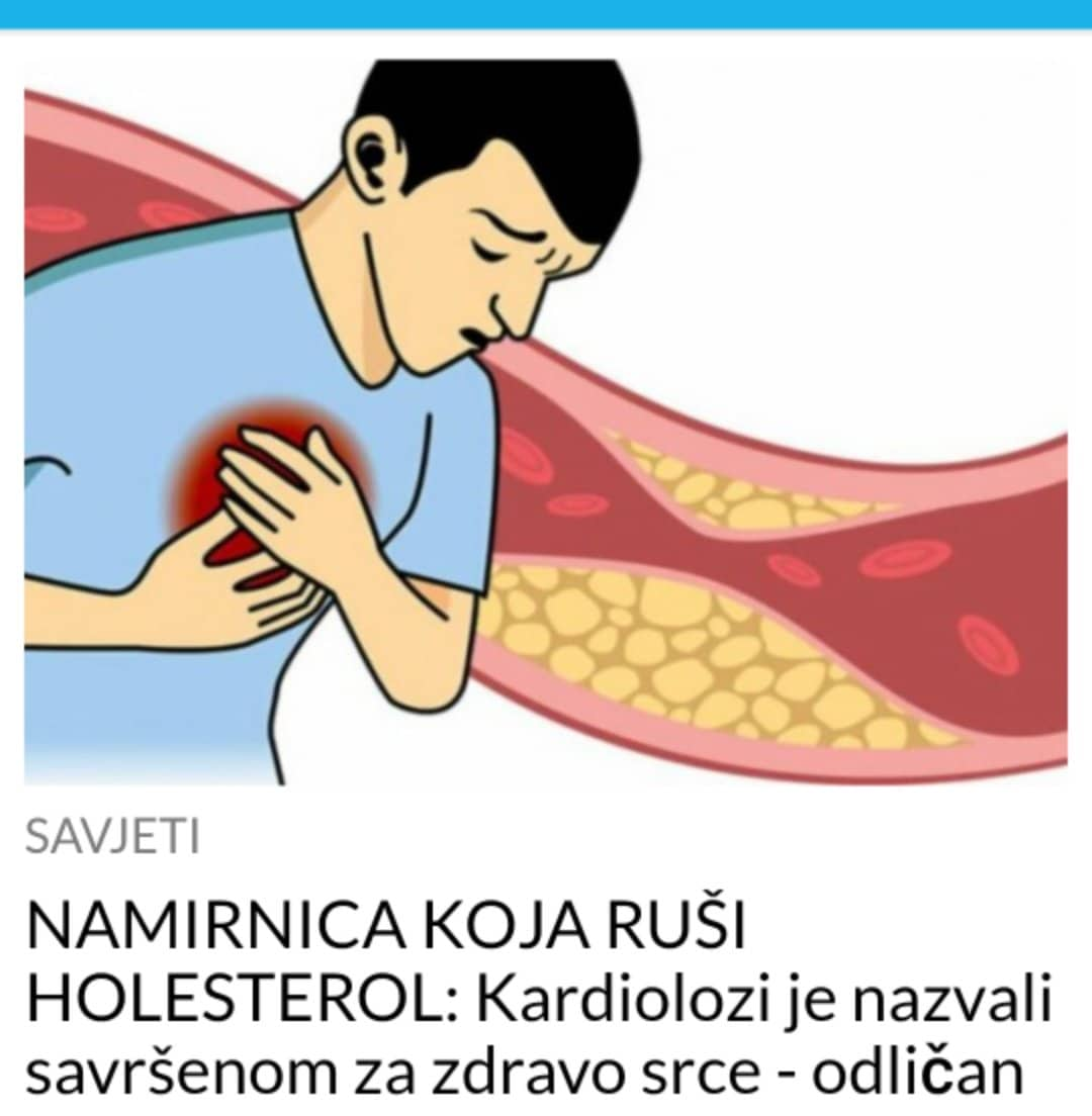 POGLEDAJTE KOJA JE NAJBOLJA NAMIRNICA ZA SNIZAVANJE HOLESTEROLA