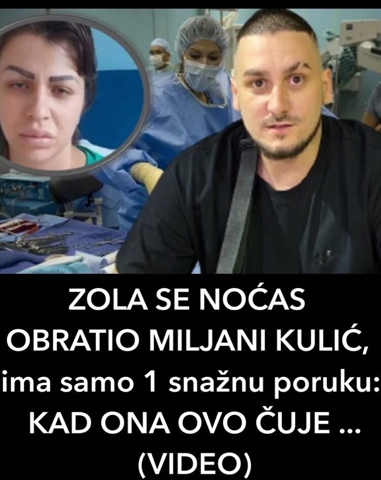 POGLEDAJTE KO JE SE OBRATIO MILJANI