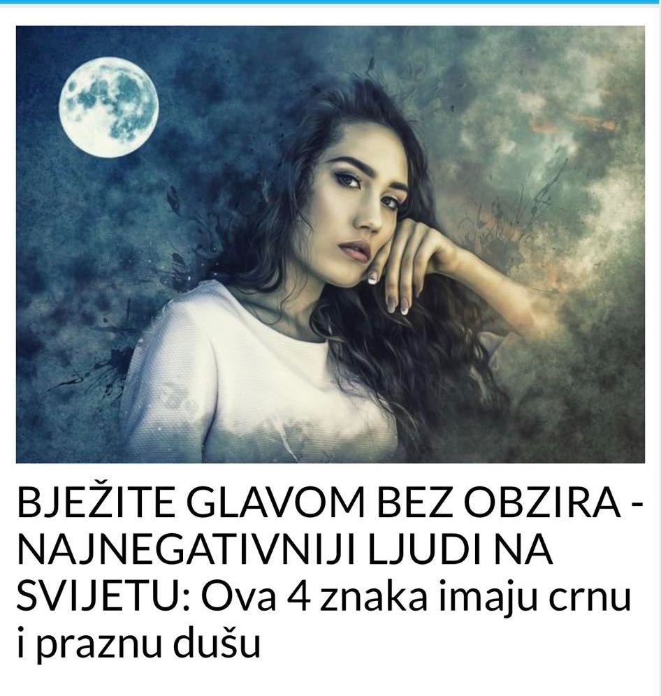 OVO SU 4 NAJNEGATIVNIJA ZNAKA