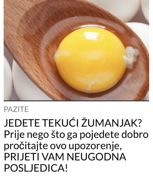 POGLEDAJTE KAKVE NEUGODNE POSLJEDICE VAM SE MOGU DESITI AKO JEDETE TEKUCI ZUMANJAK!