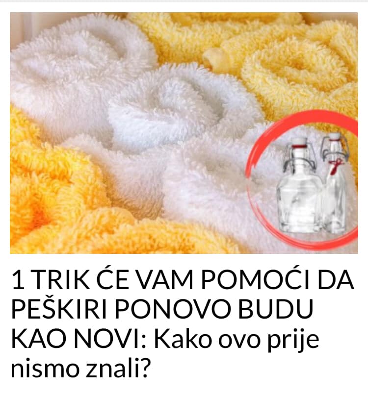 POGLEDAJTE KAKO DA VAM PESKIRI BUDU OPET KAO NOVI