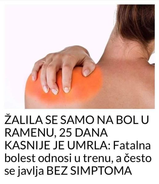 POGLEDAJTE FATALNU BOLEST OD KOJE UMIRETE VEOMA BRZO !