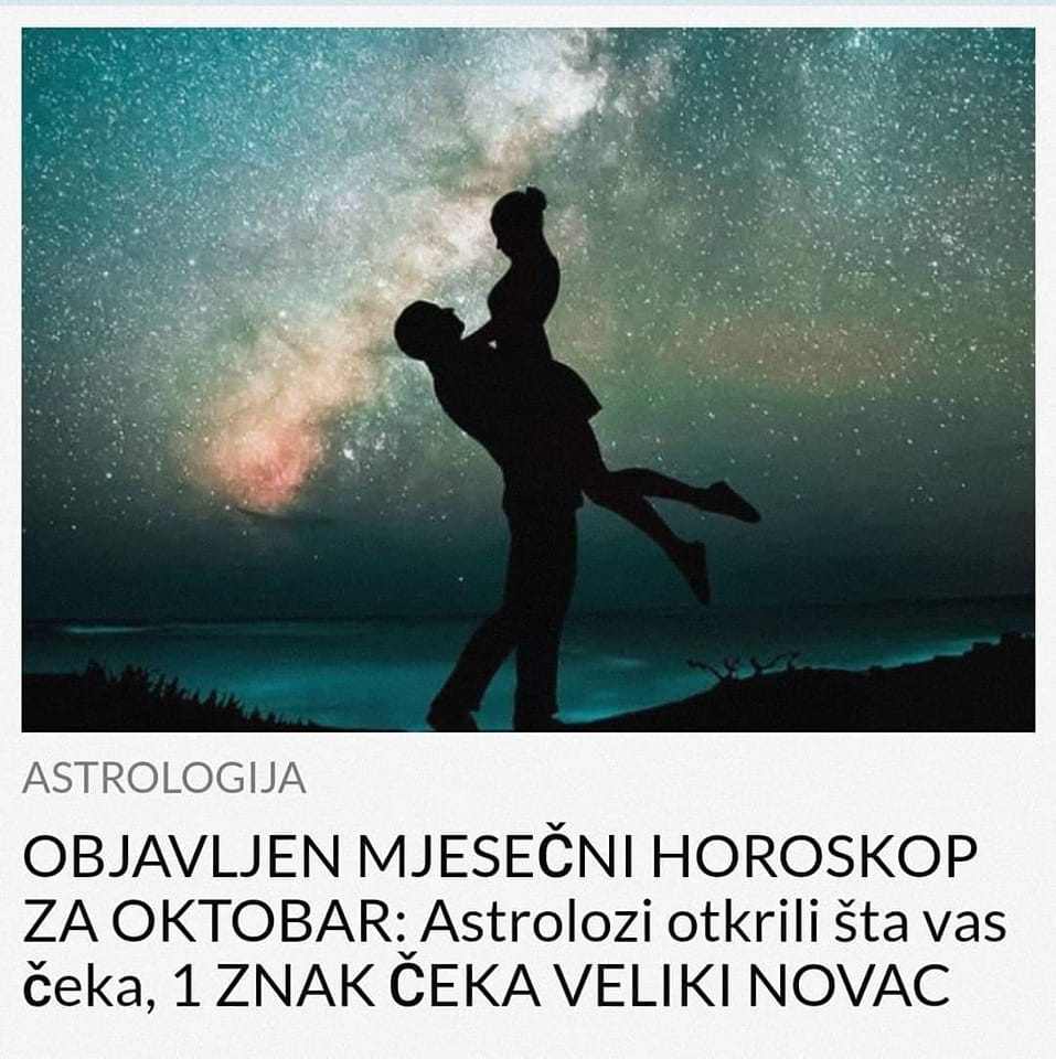 MJESEČNI HOROSKOP ZA OKTOBAR