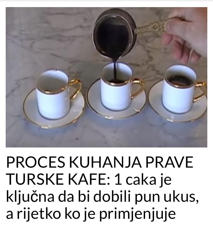 OVO JE PRAVI NACIN DA NAPRAVITE PRAVU TURSKU KAFU