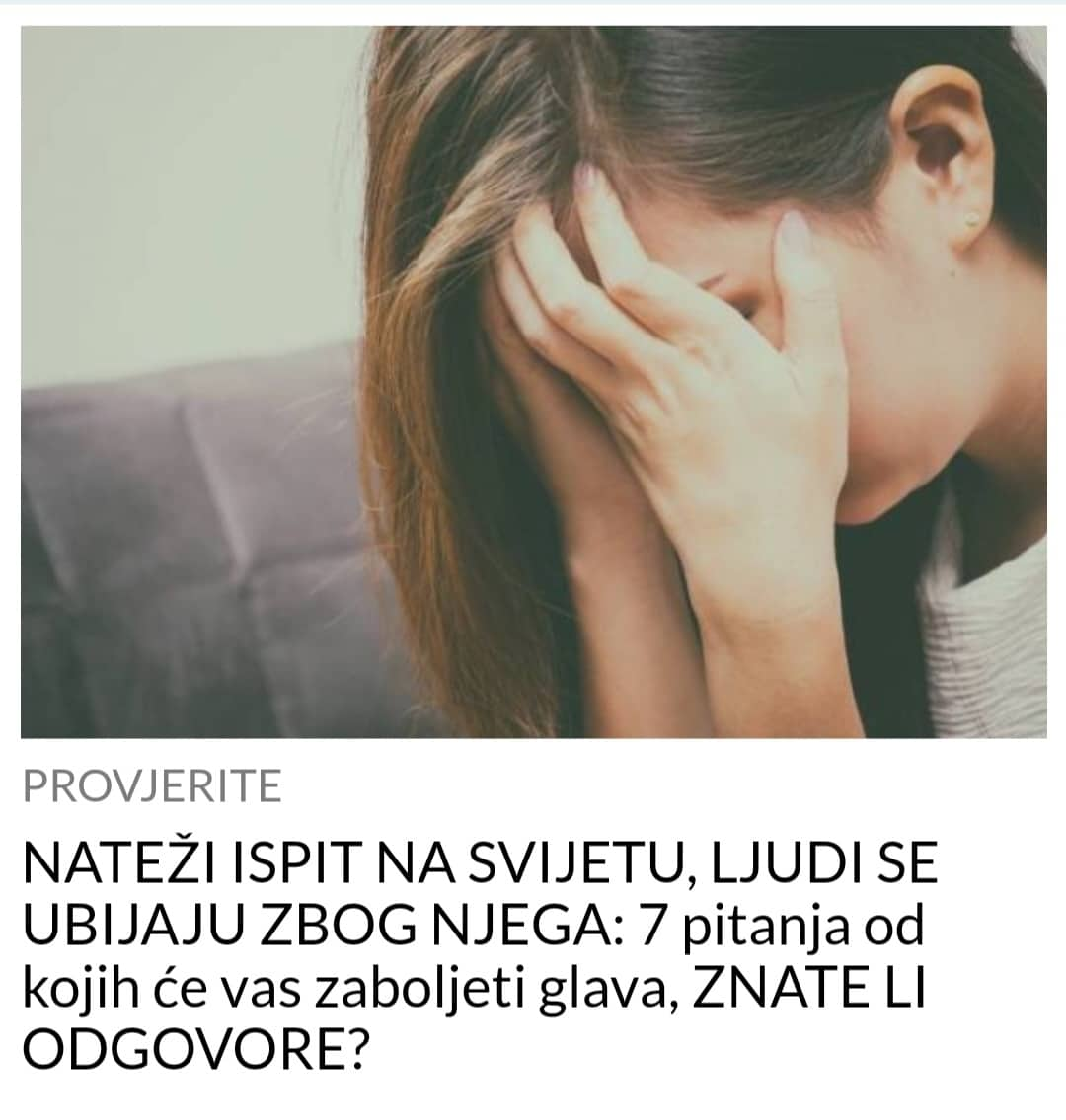 NAJTEŽI ISPIT NA SVIJETU, LJUDI SE UBIJAJU ZBOG NJEGA: