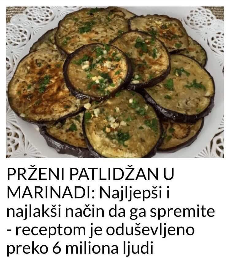 POGLEDAJTE KAKO DA NAPRAVITE PATLIDZANE U MARINADI