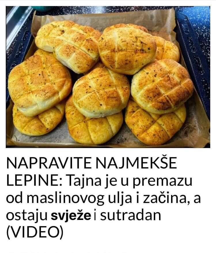 POGLEDAJTE U ČEMU JE TAJNA ZA NAJMEKŠE LEPINE