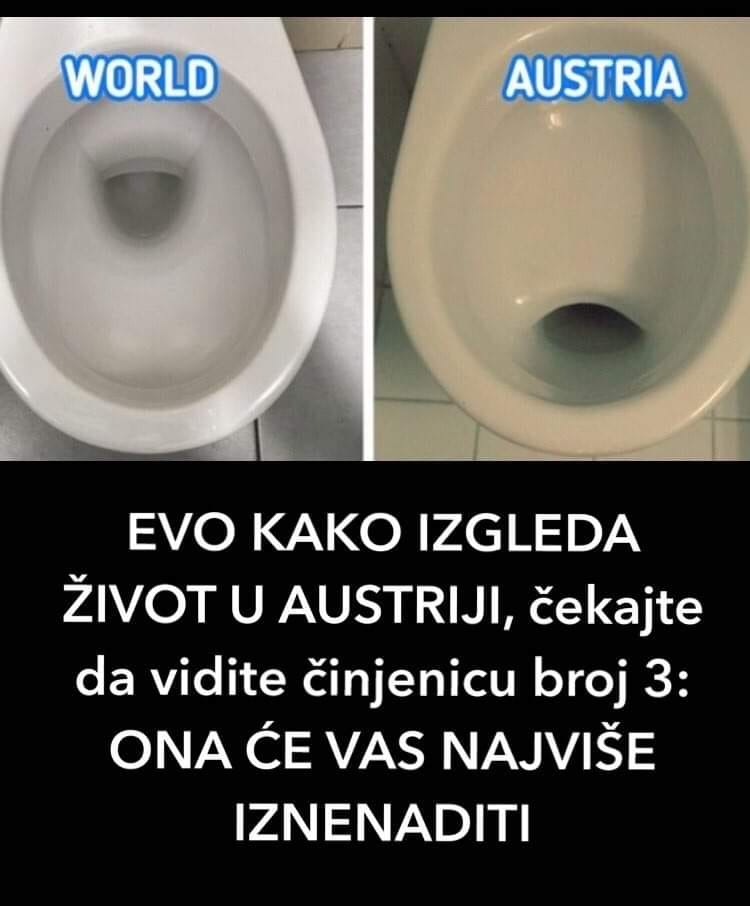 EVO KAKO IZGLEDA ŽIVOT U AUSTRIJI, čekajte da vidite činjenicu broj 3: