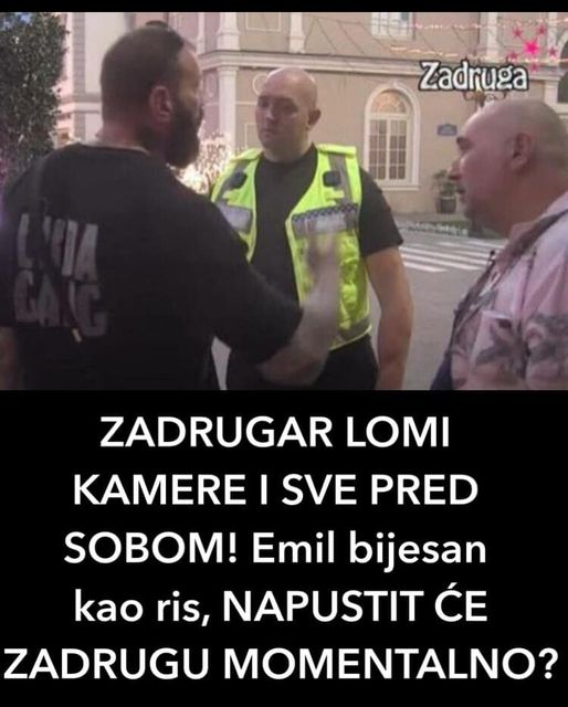 POGLEDAJTE ZADRUGAR LOMI KAMERE I SVE PRED SOBOM!