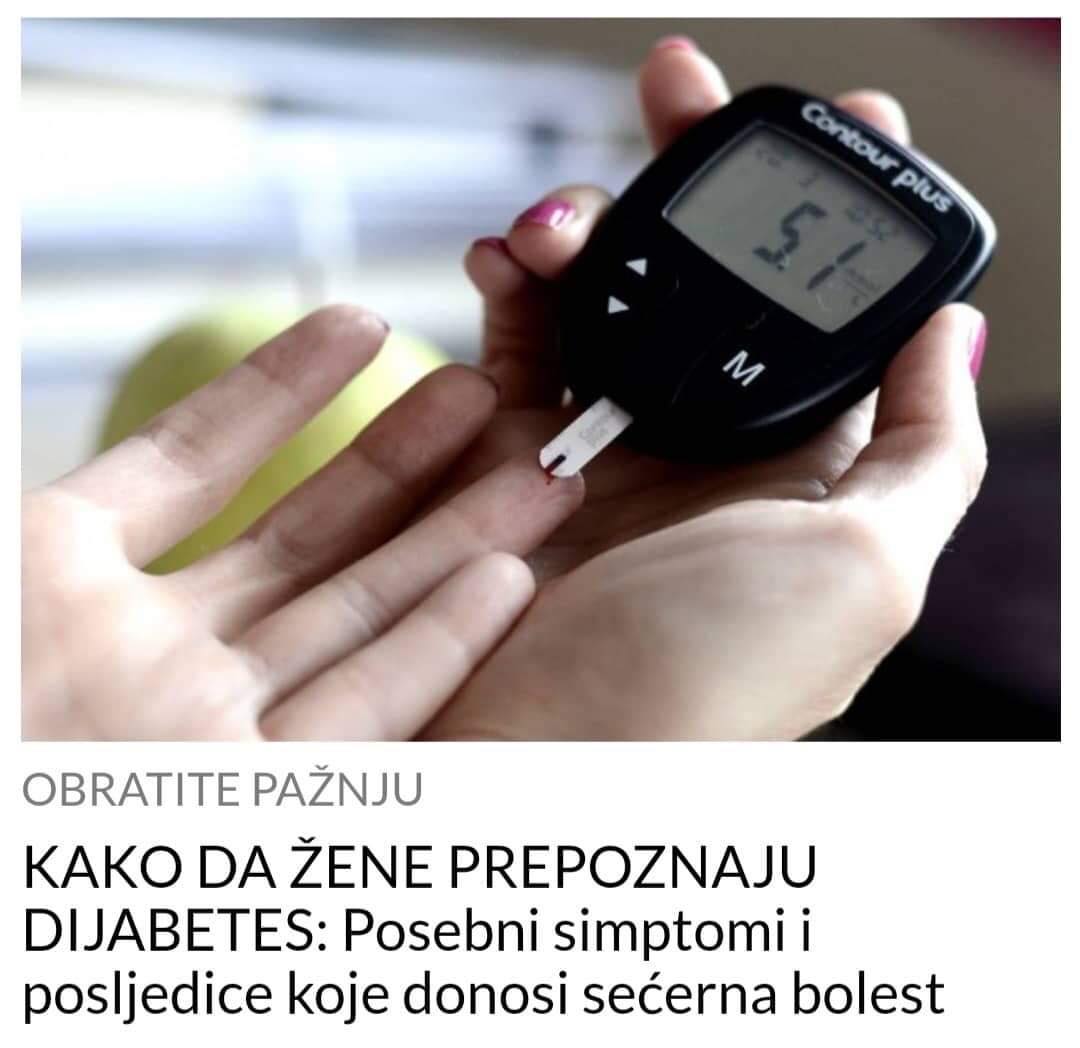 EVO KAKO NAJLAKSE DA PREPOZNATE DA IMATE DIJABETES