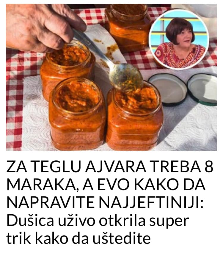 EVO KAKO DA NAPRAVITE NAJJEFTINIJI AJVAR