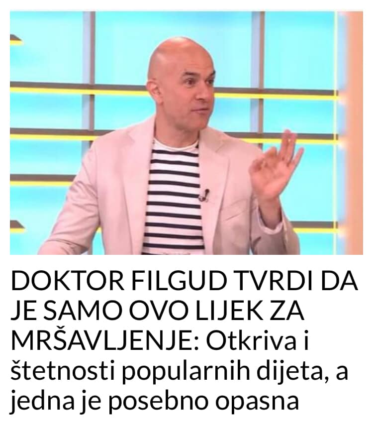 OVO JEDINI LIJEK ZA MRŠAVLJENJE PREMA DOKTORU FILGUD