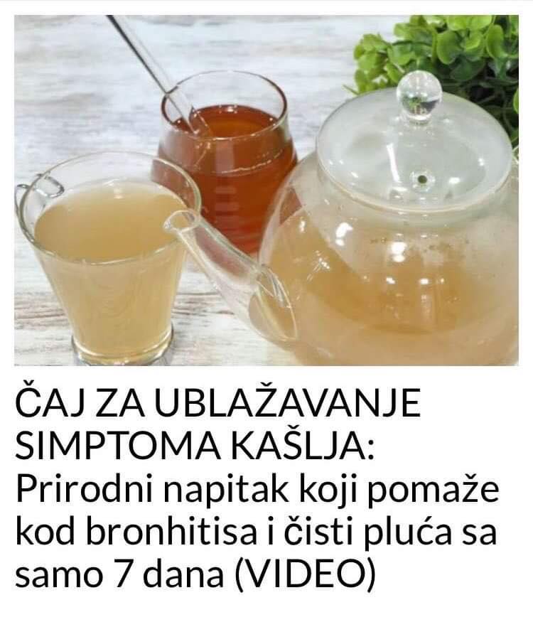 NAJBOLJI ČAJ PROTIV KAŠLJA