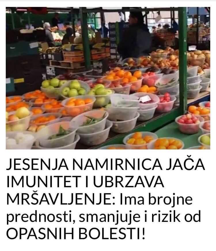 POGLEDAJTE KOJA NAMIRNICA JACA IMUNITET I UBRZAVA MRSAVLJENJE