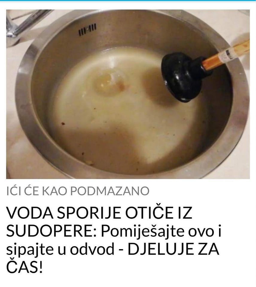 POGLEDAJTE CAROBNO SREDSTVO ZA OTCEPLJAVANJE ODVODA