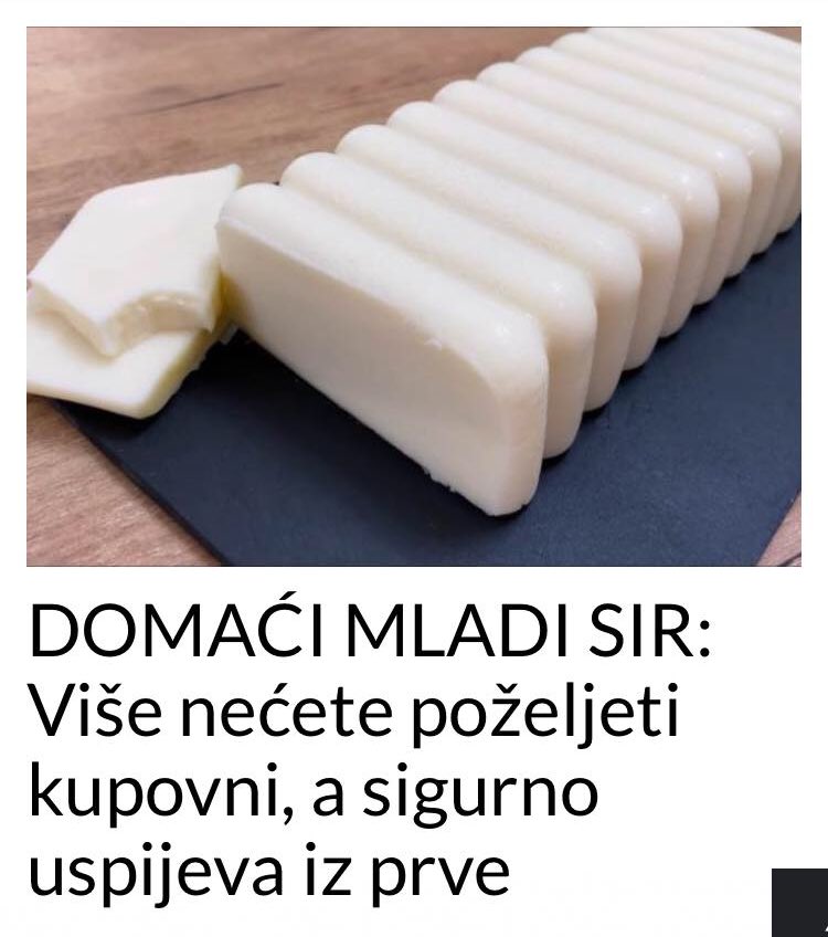 DOMAĆI MLADI SIR: