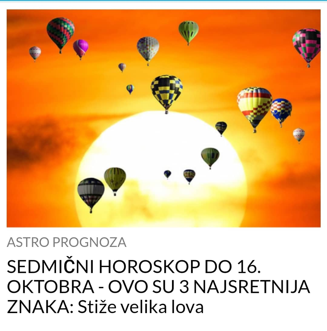 POGLEDAJTE KOJA SU 3 NAJSRETNIJA ZNAKA