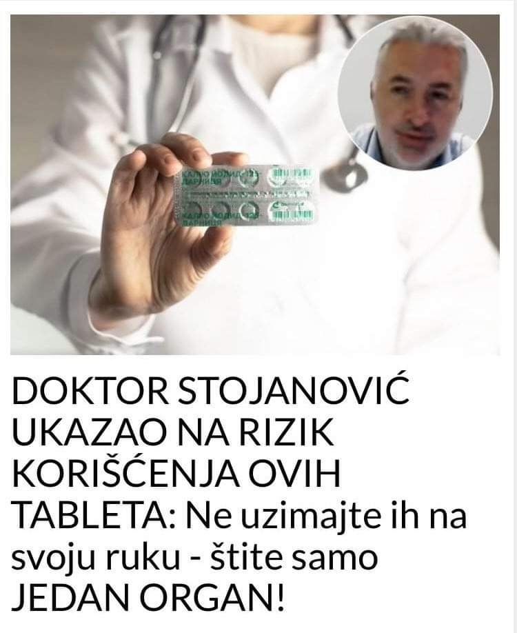 POGLEDAJTE KOJE TABLETE NE TREBA DA UZIMATE NA SVOJU RUKU