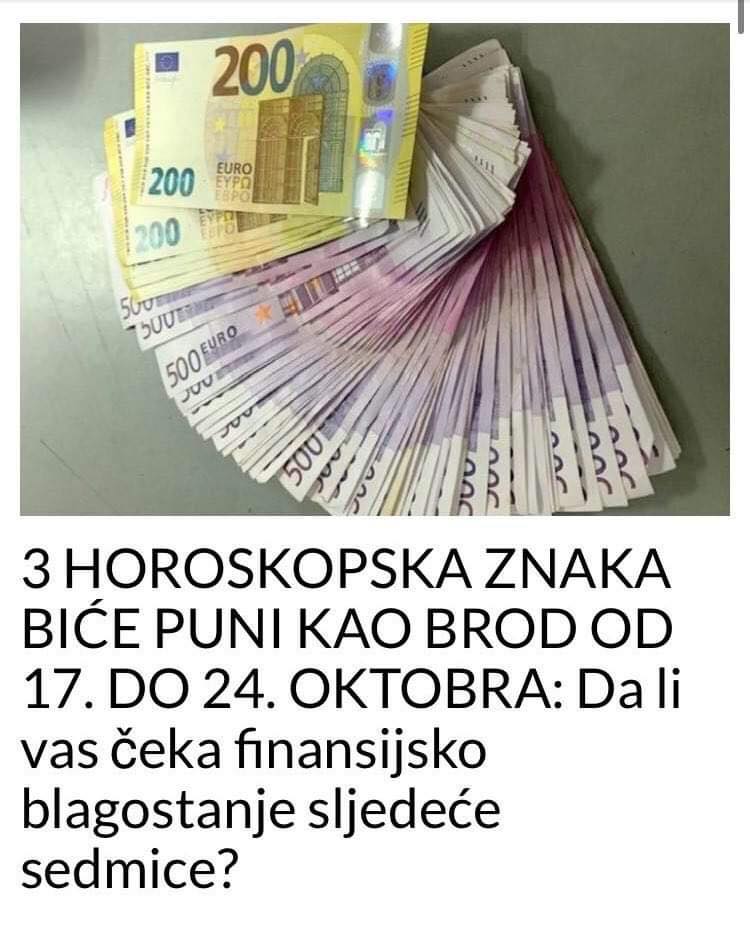 3 HOROSKOPSKA ZNAKA BIĆE PUNI KAO BROD OD 17. DO 24. OKTOBRA: