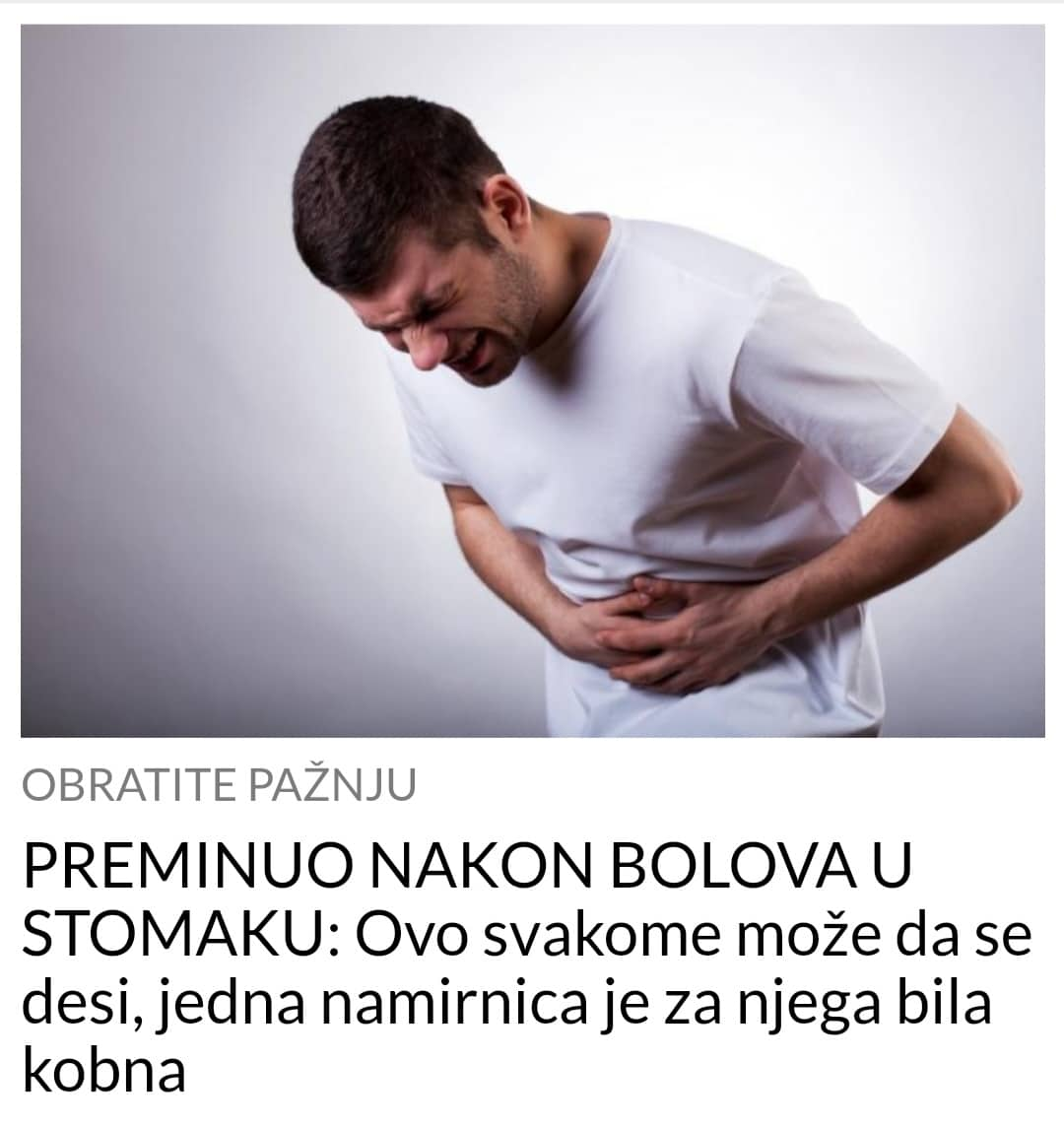 POGLEDAJTE KOJA NAMIRNICA MOZE BITI KOBNA ZA VAS