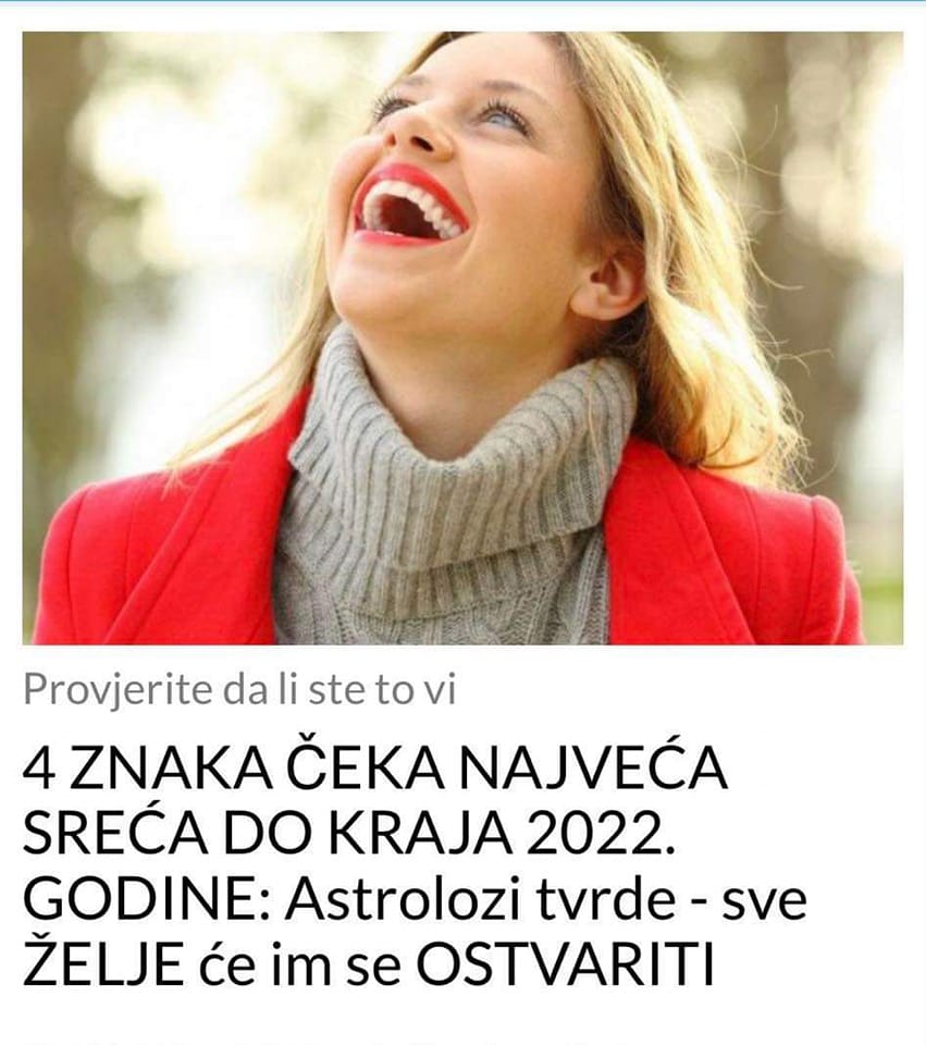 POGLEDAJTE KOJA 4 ZNAKA ZODIJAKA OČEKUJE VELIKA SREĆA DO KRAJA OVE GODINE