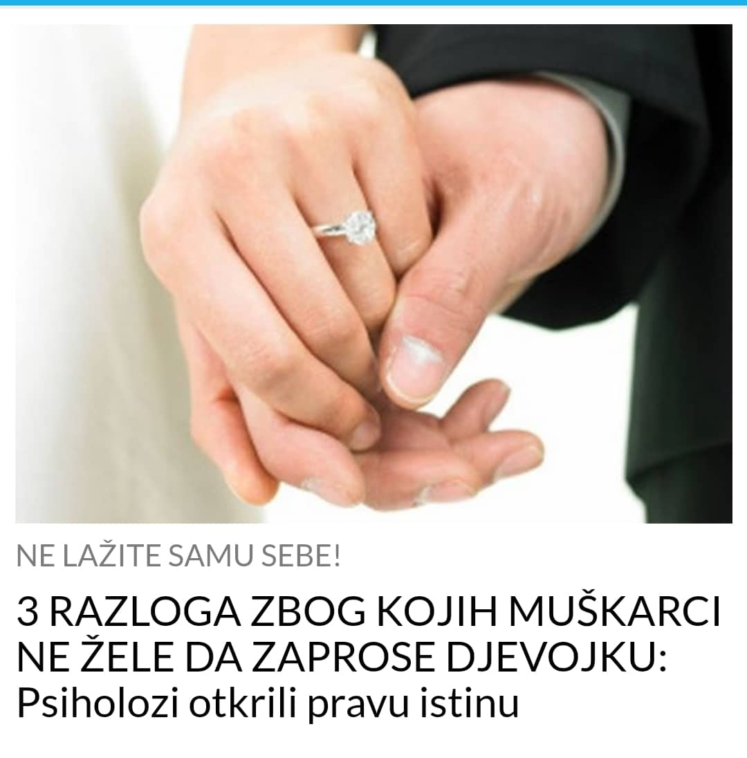 POGLEDAJTE ZAŠTO MUŠKARCI NE ŽELE DA ZAPROSE DJEVOJKE