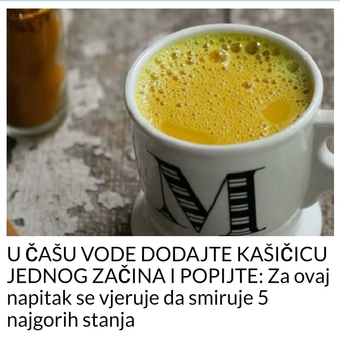 DODAJTE KAŠIKICU OVOG ZAČINA U VODU I POPIJTE