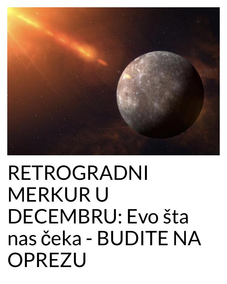 POGLEDAJTE STA NAS CEKA U DECEMBRU