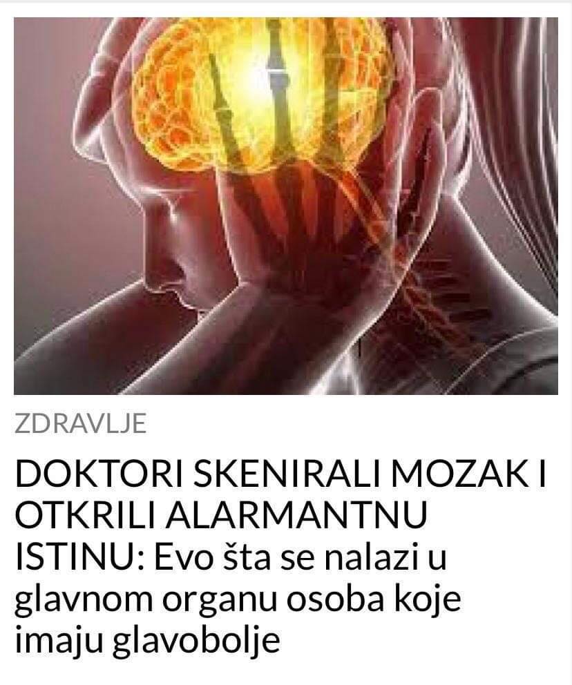 DOKTORI SKENIRALI MOZAK I OTKRILI ALARMANTNU ISTINU