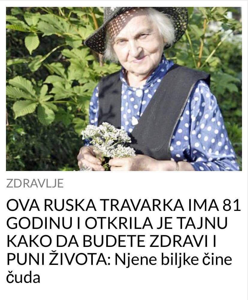 POGLEDAJTE NAČIN KAKO DA BUDETE ZDRAVI U PUNI ŽIVOTA