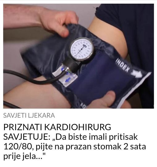 POGLEDAJTE STA PRIZNATI KARDIOHIRURG SAVJETUJE!