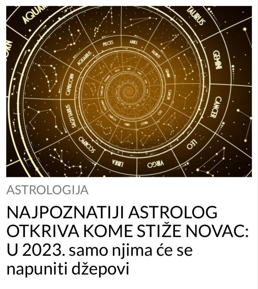 KOME CE 2023 BITI SRETNA –  NAJPOZNATIJI ASTROLOG NAM JE OTKRIO