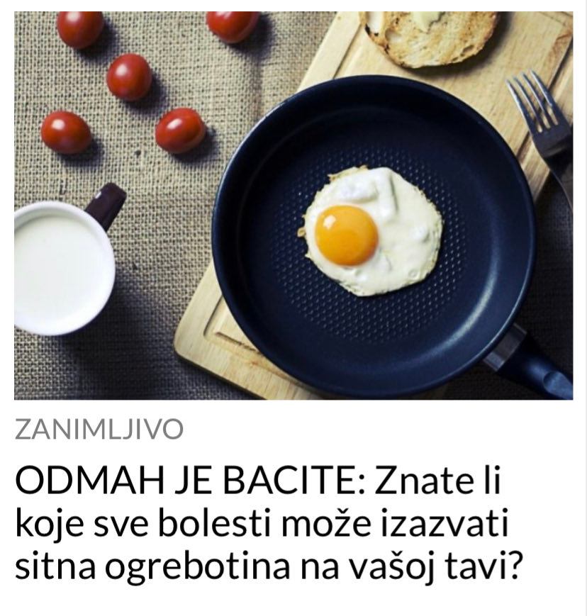 POGLEDAJTE KOJE BOLESTI MOZE IZAZVATI OGREBOTINA NA TAVI