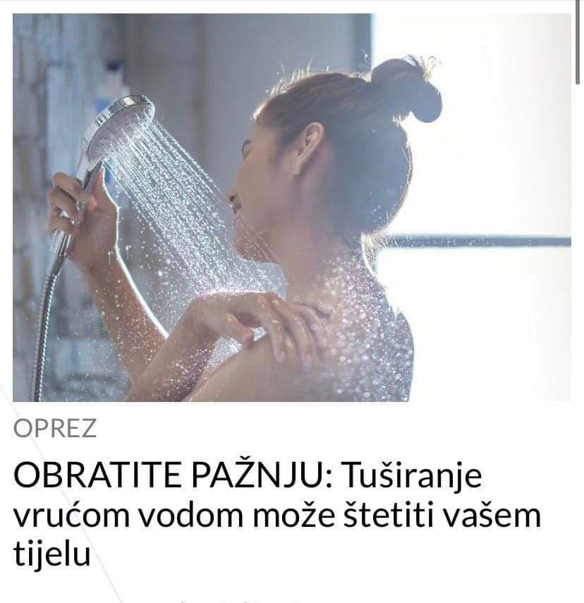 POGLEDAJTE KAKO TUSIRANJE VRUCOM VODOM MOZETE NASTETITI VASEM TIJELU