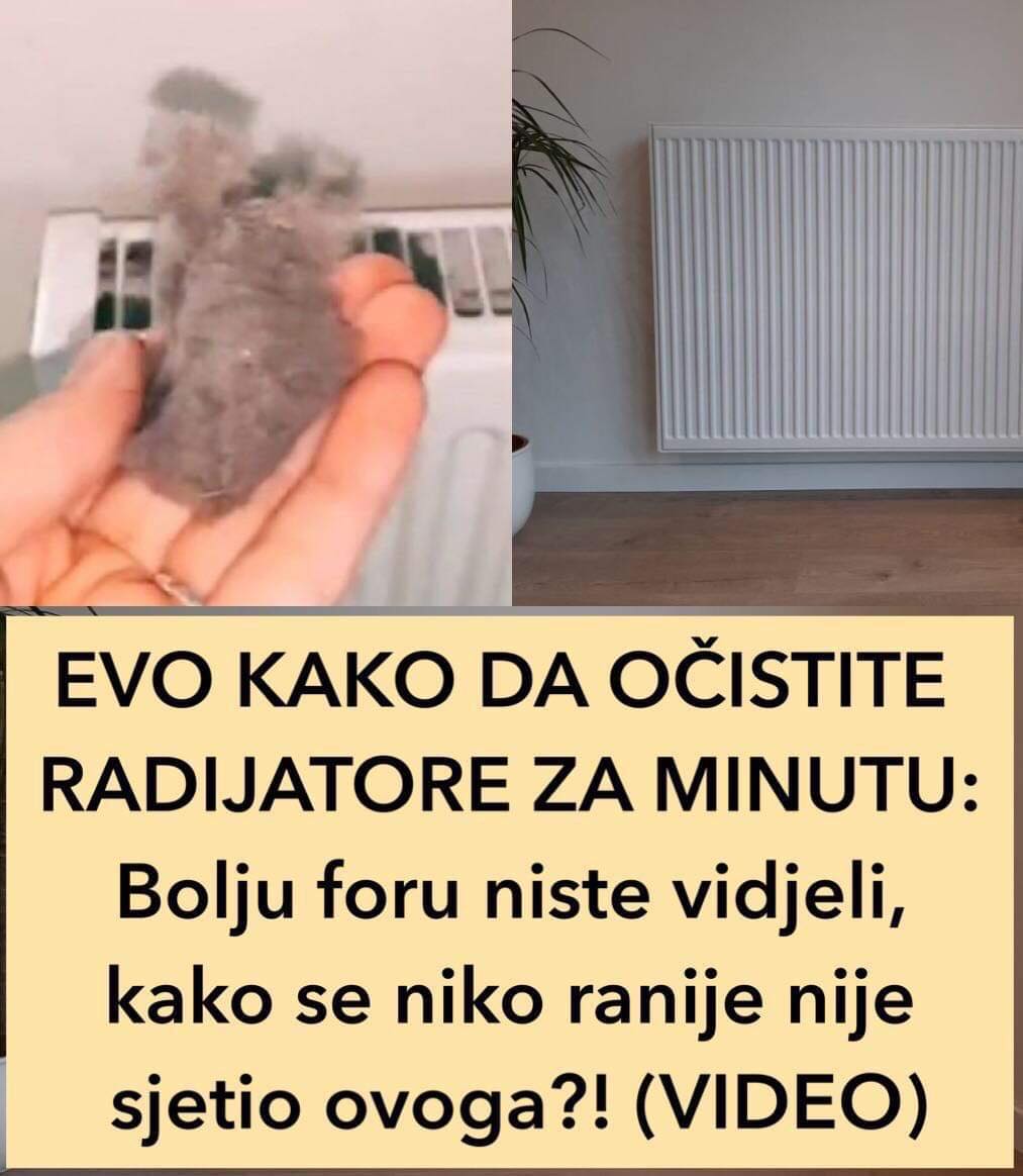 EVO KAKO DA OČISTITE RADIJATORE ZA MINUTU: