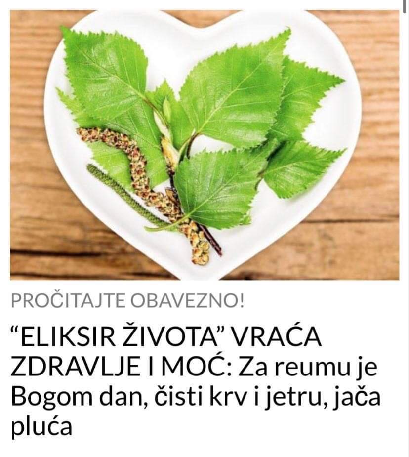 POGLEDAJTE KOJA BILJKA CISTI KRV I JETRU