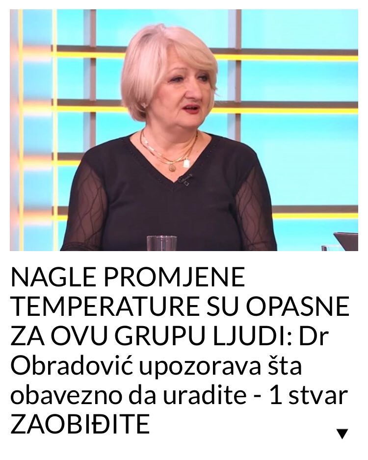 POGLEDAJTE, NAGLE PROMJENE TEMPERATURE SU OPASNE ZA OVU GRUPU LJUDI