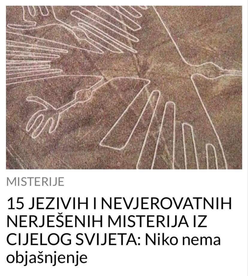 POGLEDAJTE 15 JEZIVIH I NEVJEROVATNIH NERJEŠENIH MISTERIJA IZ CIJELOG SVIJETA