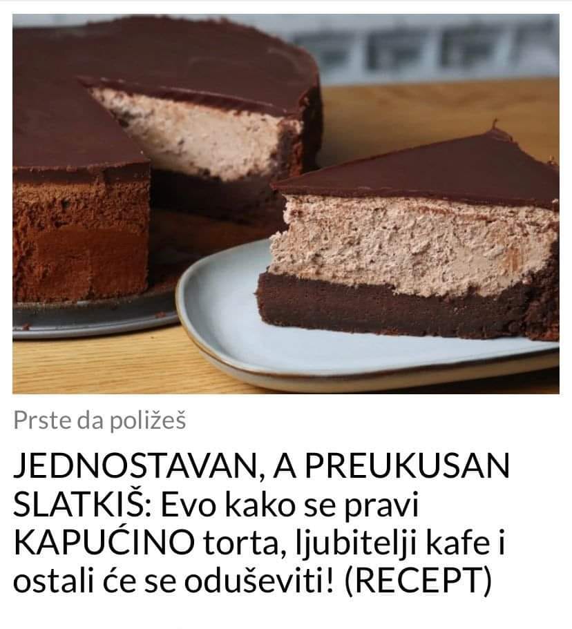 JEDNOSTAVAN, A PREUKUSAN SLATKIŠ: