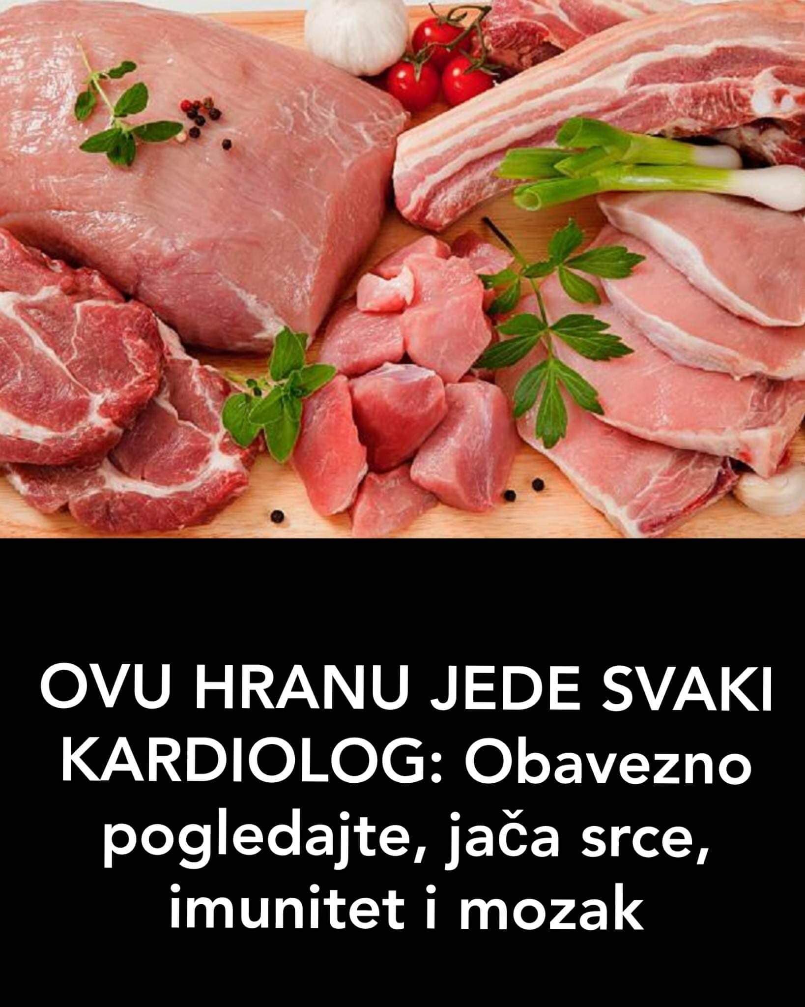 POGLEDAJTE KOJU HRANU JEDE SVAKI KARDIOLOG