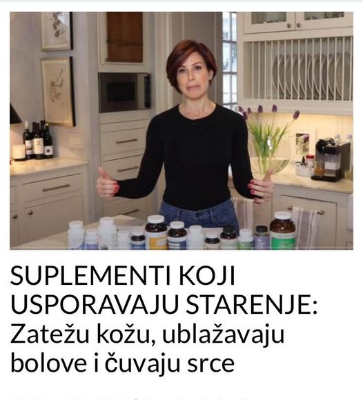 POGLEDAJTE KOJI SUPLEMENTI USPORAVAJU STARENJE !