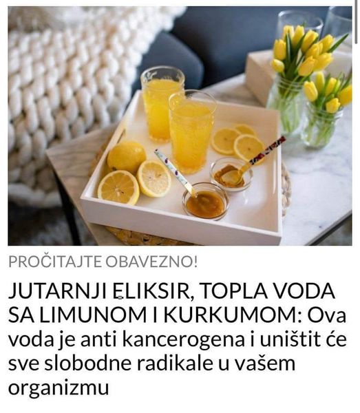 POGLEDAJTE JUTARNJI ELIKSIR!