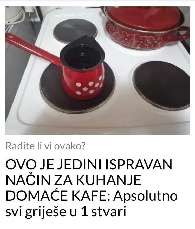 POGLEDAJTE KAKO NAPRAVITI NAJBOLJU DOMACU KAFU