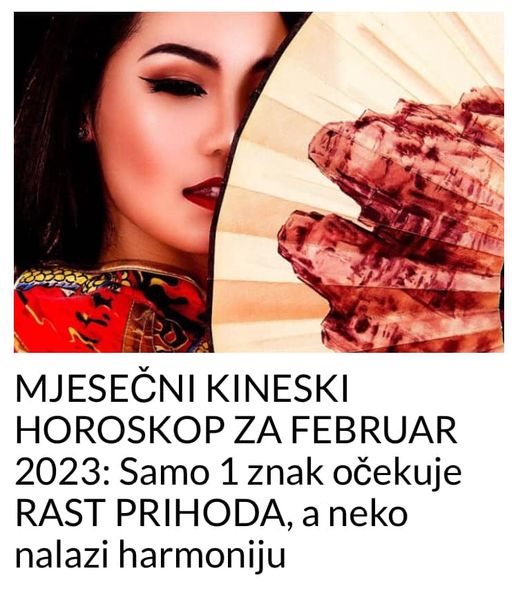 POGLEDAJTE MJESECNI KINESKI HOROSKOP!